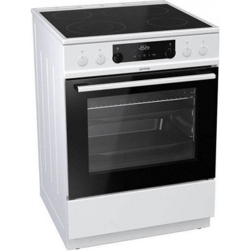 Gorenje ECS6350WPA Κουζίνα 71lt με Κεραμικές Εστίες Π60εκ. Λευκή